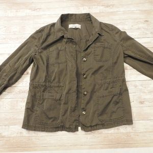 Caslon olive utility jacket
